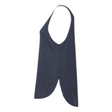 8802 BELLA + CANVAS Women's Flowy Tank with Side Slit Heather Navy