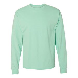 5186 Hanes Beefy-T® Long Sleeve T-Shirt Clean Mint