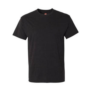 42TB Hanes Perfect-T Triblend T-Shirt Solid Black Triblend