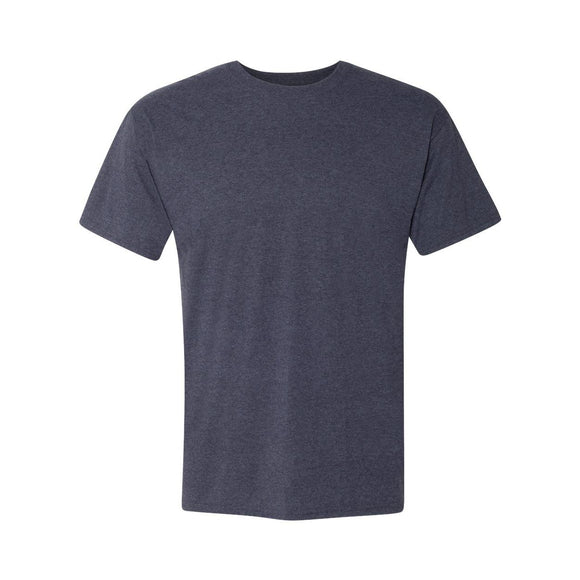 42TB Hanes Perfect-T Triblend T-Shirt Navy Triblend