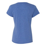 42VT Hanes Perfect-T Women’s Triblend V-Neck T-Shirt Royal Triblend