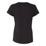 42VT Hanes Perfect-T Women’s Triblend V-Neck T-Shirt Black Triblend