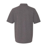 055P Hanes Piqué Polo Charcoal Heather