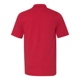 055P Hanes Piqué Polo Deep Red