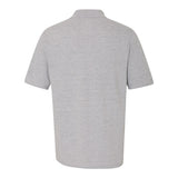 055P Hanes Piqué Polo Light Steel