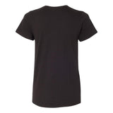 5780 Hanes Essential-T Women’s V-Neck T-Shirt Black