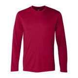 482L Hanes Cool DRI® Long Sleeve Performance T-Shirt Deep Red