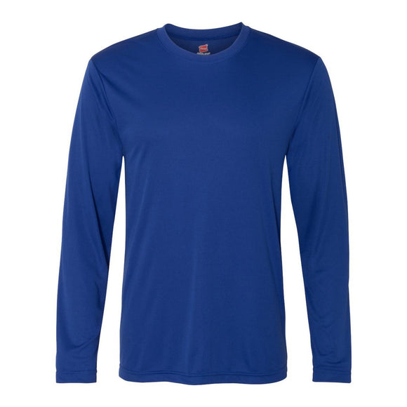 482L Hanes Cool DRI® Long Sleeve Performance T-Shirt Deep Royal