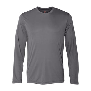 482L Hanes Cool DRI® Long Sleeve Performance T-Shirt Graphite