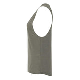 8803 BELLA + CANVAS Women's Flowy Scoop Muscle Tank Olive Slub