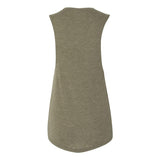 8803 BELLA + CANVAS Women's Flowy Scoop Muscle Tank Heather Olive