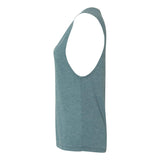 8803 BELLA + CANVAS Women's Flowy Scoop Muscle Tank Heather Deep Teal