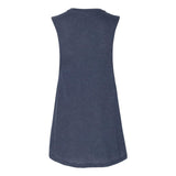 8803 BELLA + CANVAS Women's Flowy Scoop Muscle Tank Heather Navy