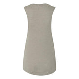 8803 BELLA + CANVAS Women's Flowy Scoop Muscle Tank Heather Stone