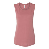 8803 BELLA + CANVAS Women's Flowy Scoop Muscle Tank Mauve