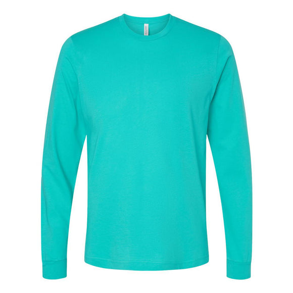 3501 BELLA + CANVAS Unisex Jersey Long Sleeve Tee Teal