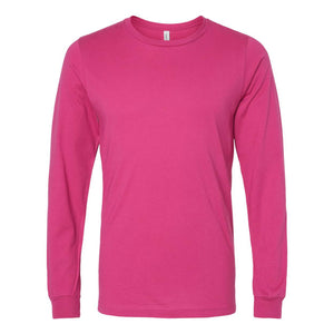 3501 BELLA + CANVAS Unisex Jersey Long Sleeve Tee Berry