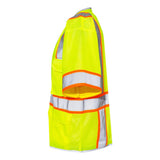 1550-1551 Kishigo Premium Brilliant Series® Heavy Duty Class 3 Vest Lime