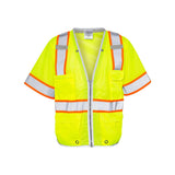 1550-1551 Kishigo Premium Brilliant Series® Heavy Duty Class 3 Vest Lime