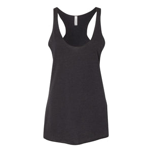 8430 BELLA + CANVAS Women's Triblend Racerback Tank Black Heather Triblend