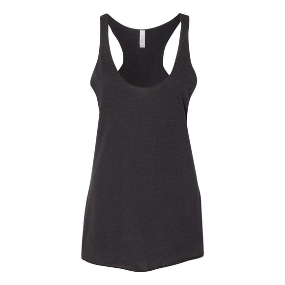 8430 BELLA + CANVAS Women's Triblend Racerback Tank Black Heather Triblend