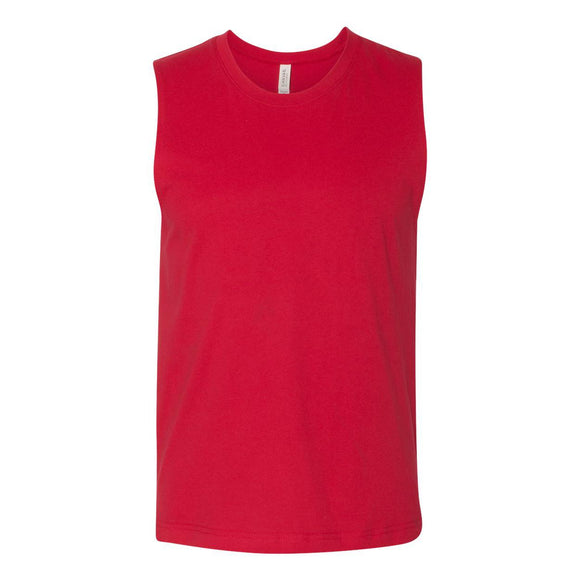 3483 BELLA + CANVAS Jersey Muscle Tank Red