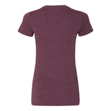 6004 BELLA + CANVAS Women's Slim Fit Tee Heather Maroon