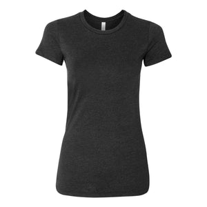 6004 BELLA + CANVAS Women's Slim Fit Tee Black Heather