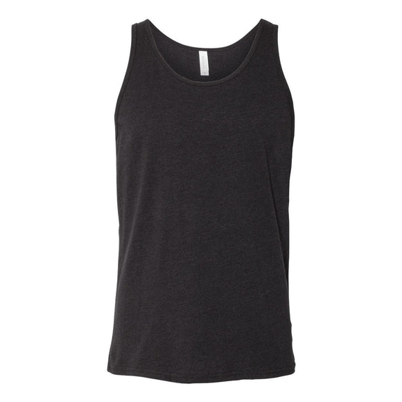 3480 BELLA + CANVAS Jersey Tank Black Heather