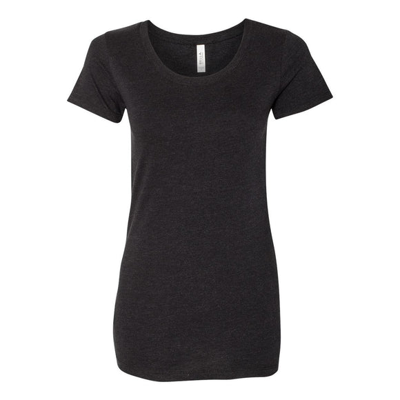 8413 BELLA + CANVAS Women's Triblend Tee Black Heather Triblend