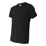 3415 BELLA + CANVAS Triblend V-Neck Short Sleeve Tee Black Heather Triblend