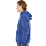 3719 BELLA + CANVAS Sponge Fleece Hoodie Heather True Royal