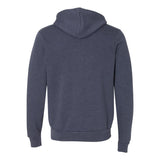 3739 BELLA + CANVAS Sponge Fleece Full-Zip Hoodie Heather Navy