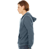 3739 BELLA + CANVAS Sponge Fleece Full-Zip Hoodie Heather Slate