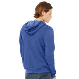 3739 BELLA + CANVAS Sponge Fleece Full-Zip Hoodie Heather True Royal