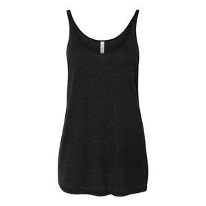 8838 BELLA + CANVAS Women's Slouchy Tank Black Heather