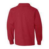 437YLR JERZEES SpotShield™ Youth Long Sleeve Polo True Red