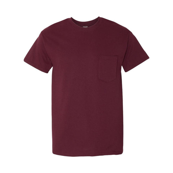 5300 Gildan Heavy Cotton™ Pocket T-Shirt Maroon