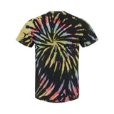 200MS Dyenomite Multi-Color Spiral Tie-Dyed T-Shirt Aurora