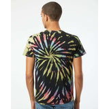 200MS Dyenomite Multi-Color Spiral Tie-Dyed T-Shirt Aurora