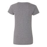 5V00L Gildan Heavy Cotton™ Women’s V-Neck T-Shirt Graphite Heather