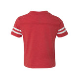 3037 Rabbit Skins Toddler Football Fine Jersey Tee Vintage Red/ White