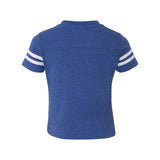 3037 Rabbit Skins Toddler Football Fine Jersey Tee Vintage Royal/ White