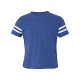 3037 Rabbit Skins Toddler Football Fine Jersey Tee Vintage Royal/ White