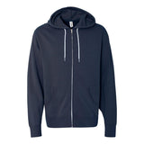 AFX90UNZ Independent Trading Co. Lightweight Full-Zip Hooded Sweatshirt Slate Blue