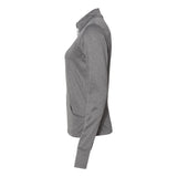 EXP60PAZ Independent Trading Co. Women's Poly-Tech Full-Zip Track Jacket Gunmetal Heather