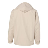 EXP95NB Independent Trading Co. Water-Resistant Hooded Windbreaker Classic Khaki