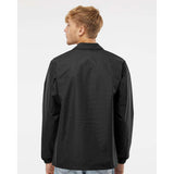 EXP99CNB Independent Trading Co. Water-Resistant Windbreaker Coach’s Jacket Black