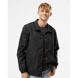 EXP99CNB Independent Trading Co. Water-Resistant Windbreaker Coach’s Jacket Black