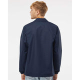 EXP99CNB Independent Trading Co. Water-Resistant Windbreaker Coach’s Jacket Classic Navy